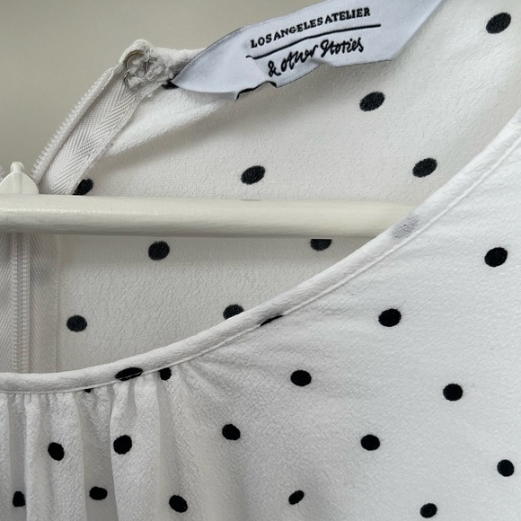& other stories Polka Dot Dress size 6 - Picture 4 of 5